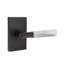 Select Round Privacy (Bed & Bath) Door Lever with Rectangle Rosette-1651944633-1651944623