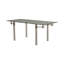Glass Top Metal Base Dining Table