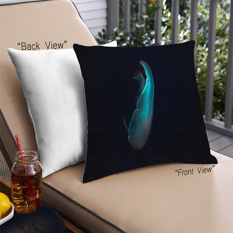 Coussin décoratif animaux à méduse 93, Synthétique