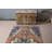 Vintage Turkish Area Rug Bohemian Design and Intricate Floral Patterns for Unique Oriental Elegance