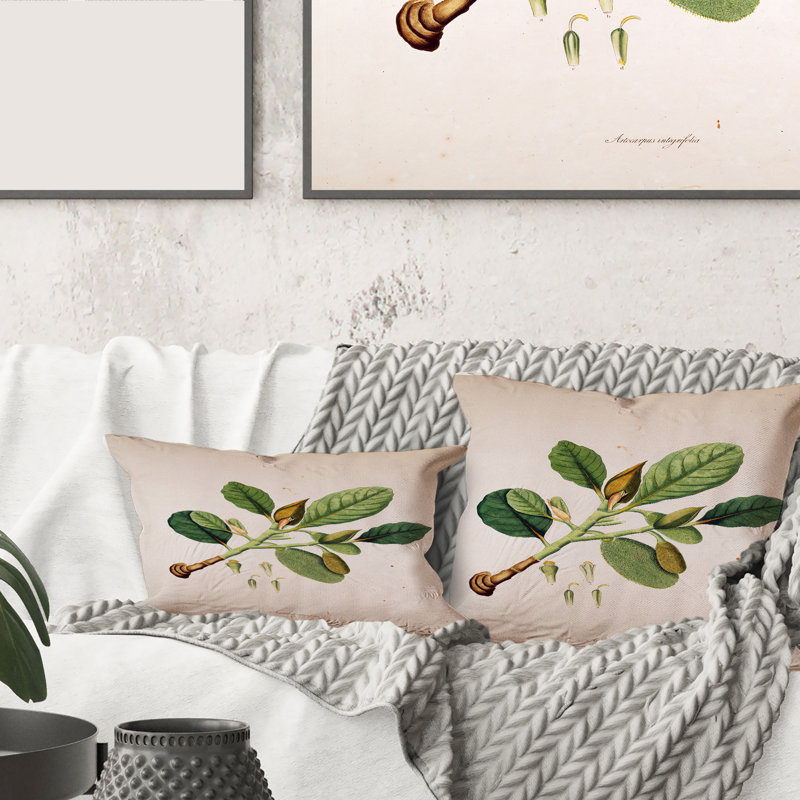 Coussin rétro London Plants I - Farmhouse, 16" x 16"