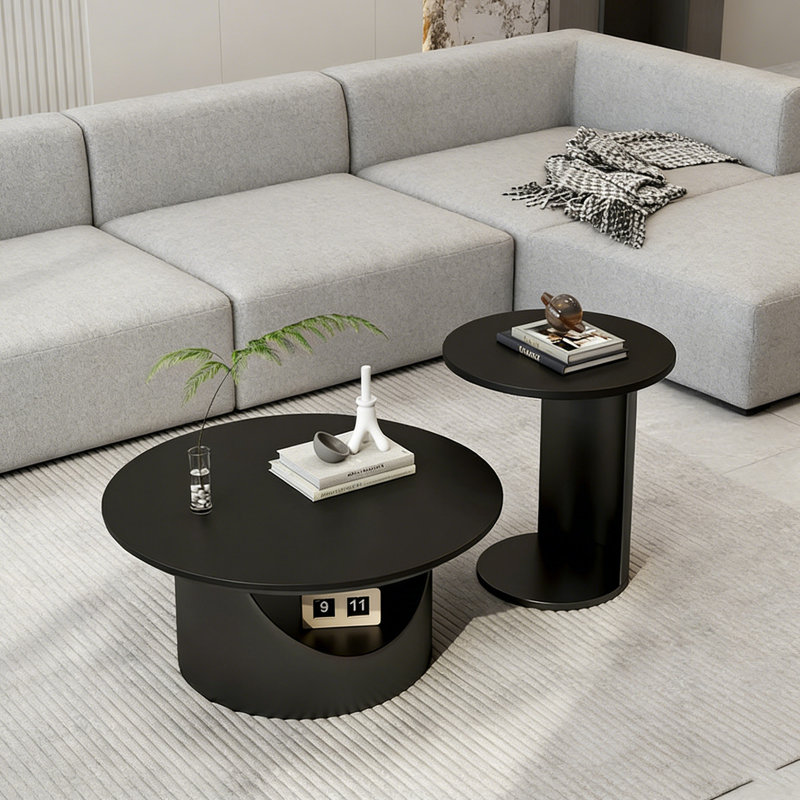 Caulkins, H 15,74 po x L 27,55 po x l 27,55 po, Noir