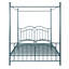 Structure de lit à baldaquin en métal pour grand lit-816339444