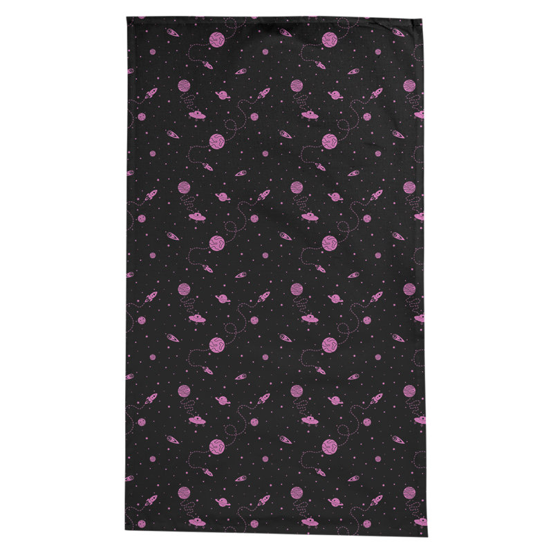 Nappe space outer Avicia, Noir / Rose