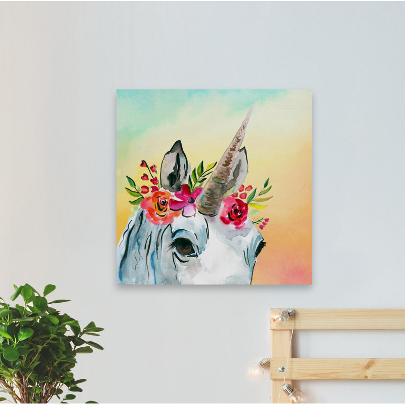 Fleurs de licorne - reproduction sur toile, H 12 po x l 12 po