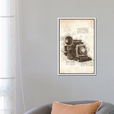 Old Camera by Cornel Vlad - Print on Canvas