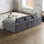 Canapé modulaire incurvé 99 po Chenille Cloud
