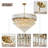 Melar 17 - Light Dimmable Tiered Chandelier-1698338551