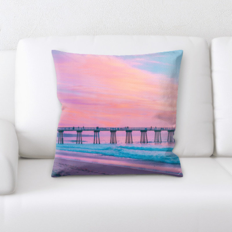 Microsuede Throw Pillow