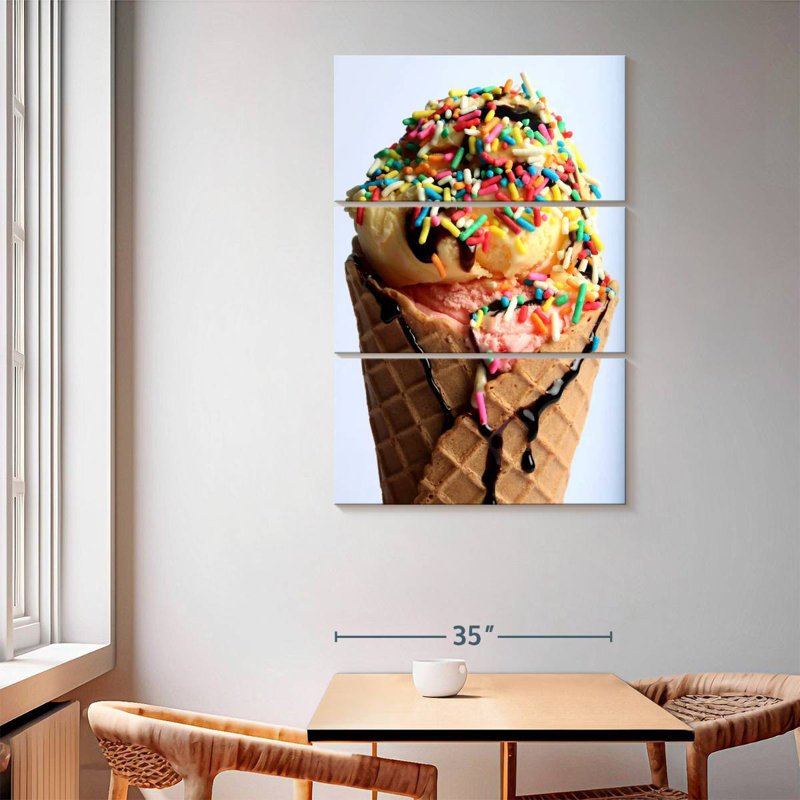 Yarlin Sprinkles On Ice Cream, 65" H x 42" W