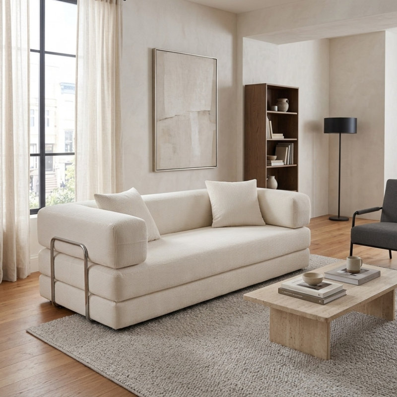 78.84 " Corduroy Loveseat