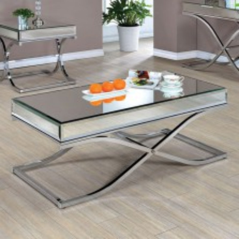 Ensemble de 2 tables basses poirier