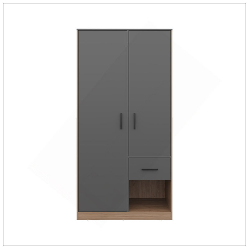 Armoire 2 tiroirs Alder