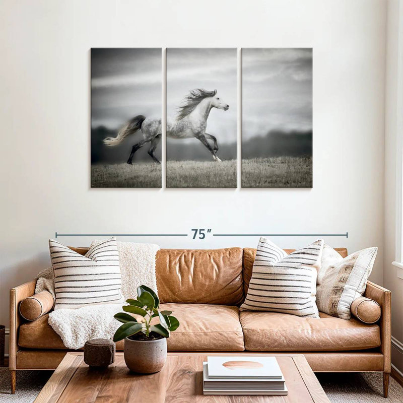 Brampt Wind Blown Mane II, 36" H x 57" W
