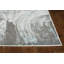 Tapis abstrait argenté / bleu Yazmin-260220157