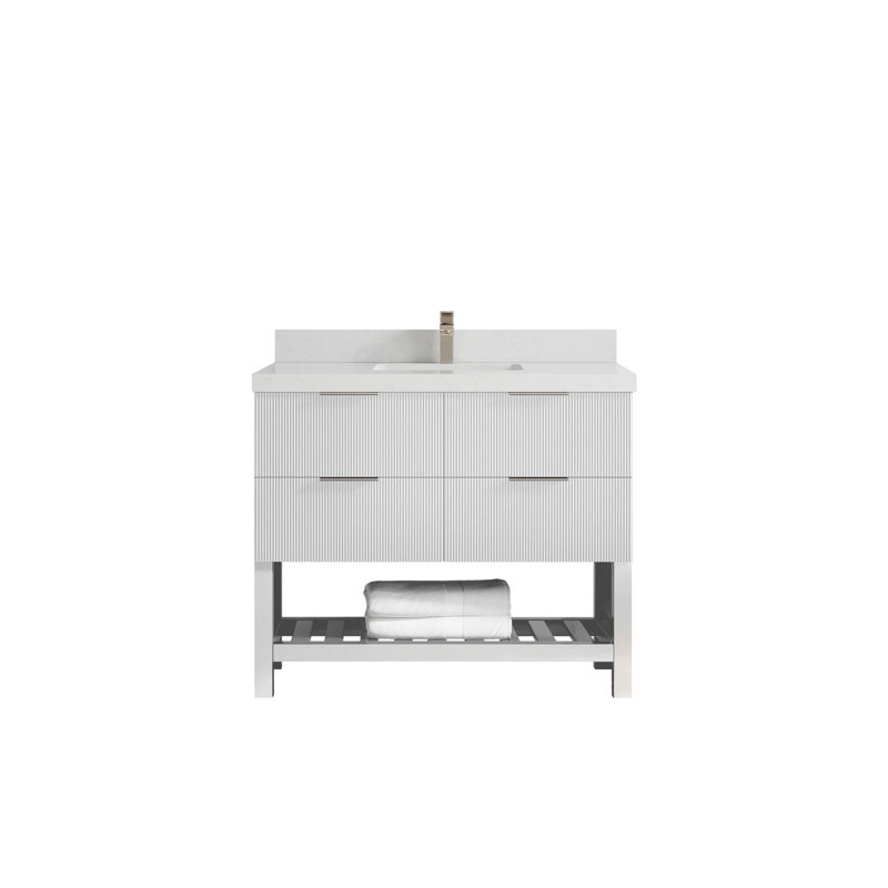 Meuble-lavabo simple avec plateau Catalina 42