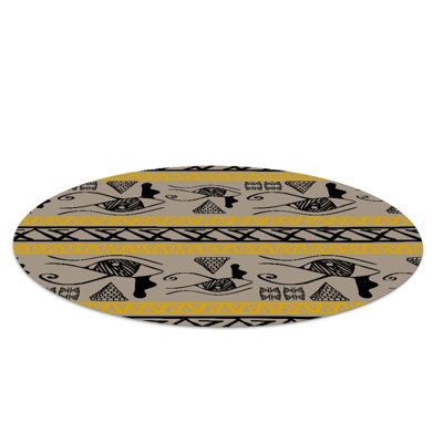 Eilert Hard Floor Straight Round Chair Mat