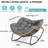 Weixel Oversized PE Wicker Outdoor Rocker Chair With Cushion-469035710