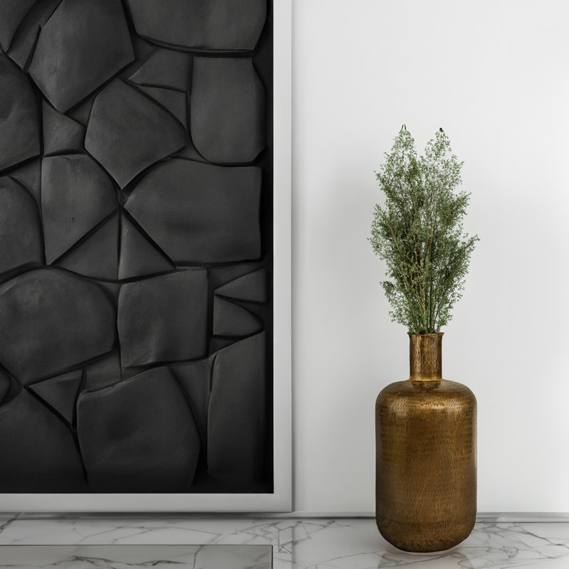 Metal Floor Vase