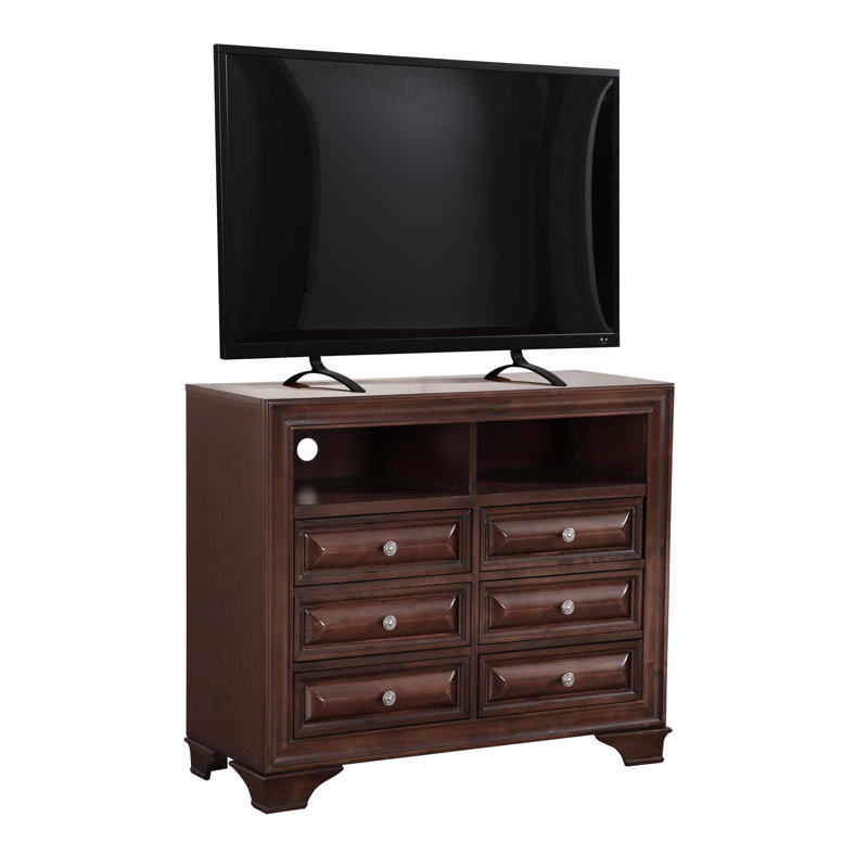 Charline 42'' W 6 - Drawer Dresser, Cappuccino