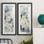 Cadre photo, ensemble de peintures sur papier