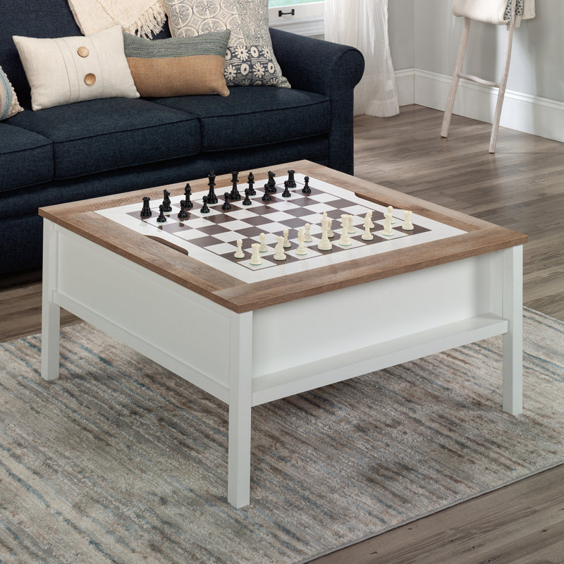 Table de jeu / jeu, finition blanche
