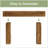 Versatile End Table,Compact Console Table,Wood Coffee Table
