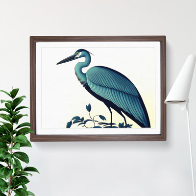 Incredible Heron Bird Framed Print