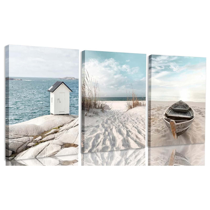 3 Piece Wrapped Canvas Wall Art