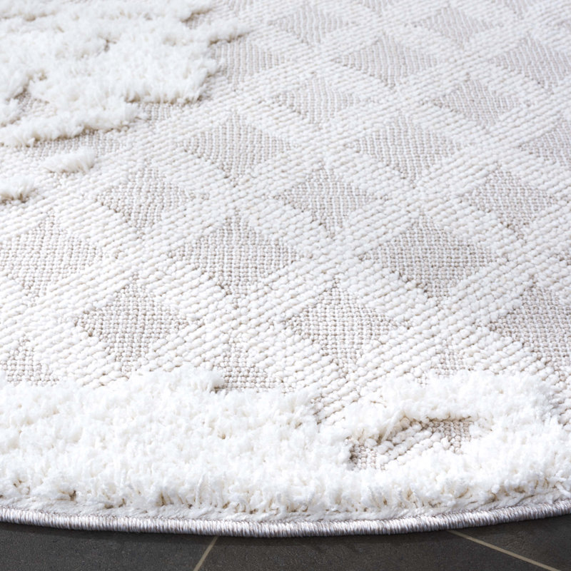 Antkeo Trends Performance Abstract Rug, Round 6'7"