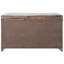 Banc, banc de rangement, banc d'entrée, banc de rangement rembourré, avec panier et tiroirs-1691277862