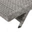 Ensemble de 2 chaises longues en osier