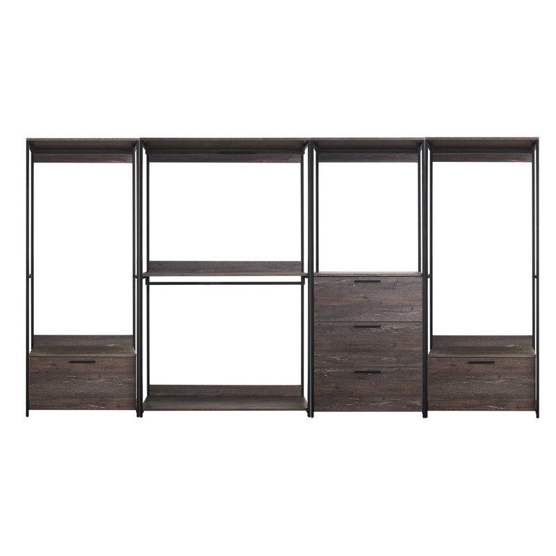 Wood Walk-in Closet System