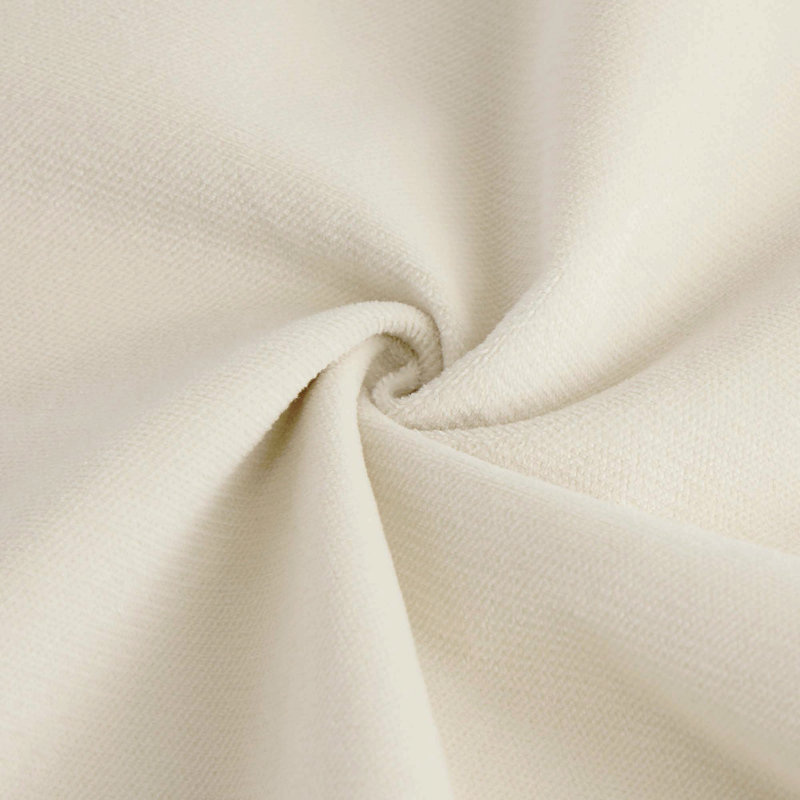 Canapé modulaire en velours surdimensionné Comfort, Velours blanc