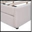 Lit plateforme tapissier Marjorine