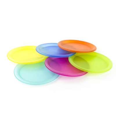 Reusable Plates, Pack of 6, 10", Picnic, Party, BBQ