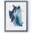 Toile avec cadre gris