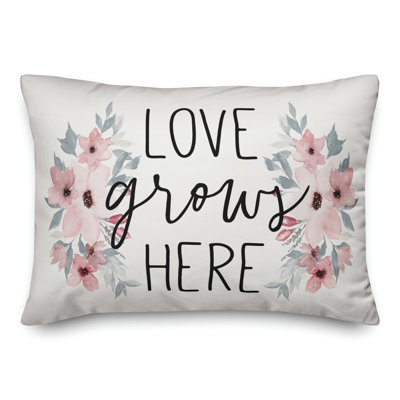Coussin lombaire Love Grows Here