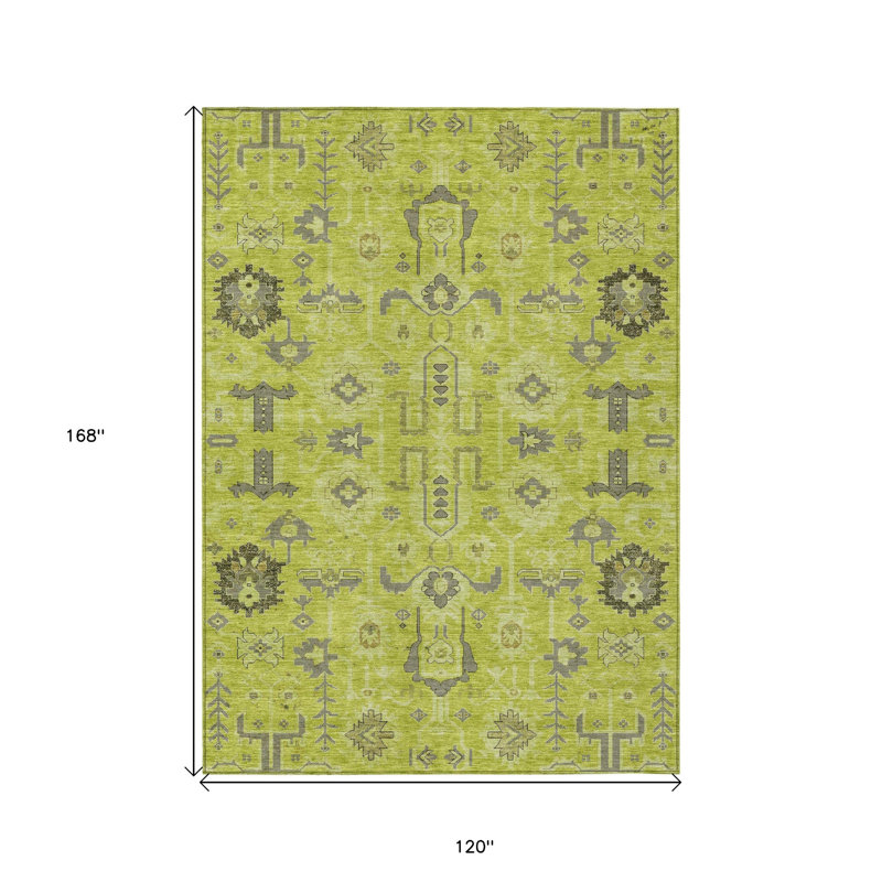 Tapis d'intérieur et d'extérieur lavable 10 pi x 14 pi HomeRoots