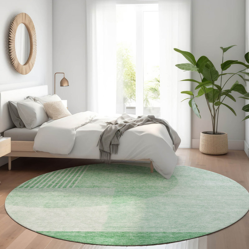 Tapis intérieur / extérieur Ayush, Rond 8 pi