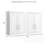 Savannah 2pc Wall Storage Cabinet White