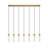Mortola 7 - Light Dimmable Square / Rectangle Chandelier-90565845