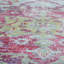 Tapis beige en polyester tissé à la machine tissé à la machine - couleur rose | Conception orientale-461628703