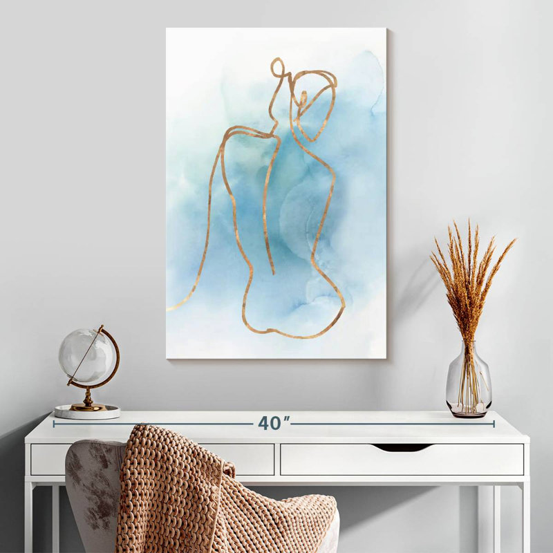 Figuratif Leisha I, H 30 po x l 20 po
