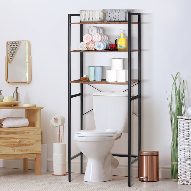 Rangement pour salle de bain Monette, Rustic Brown