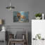 Art mural en métal de luxe «Vintage Lion Poster 2» par Momart-106417844