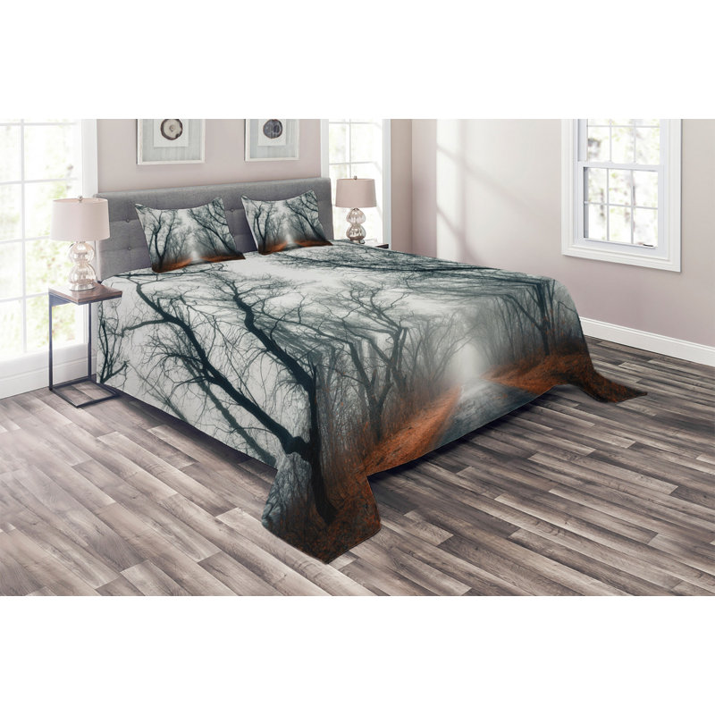 Rustic Coverlet, King Bedspread + 2 Shams