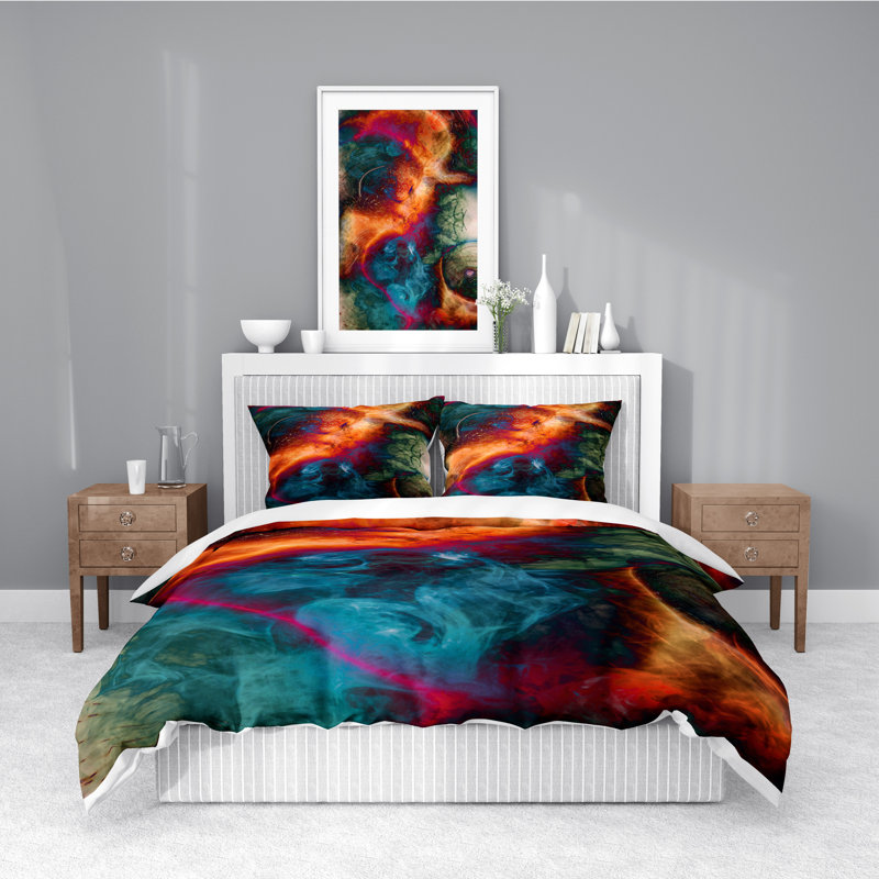 Polyester Duvet Cover, Twin Duvet Cover + 1 Standard Sham