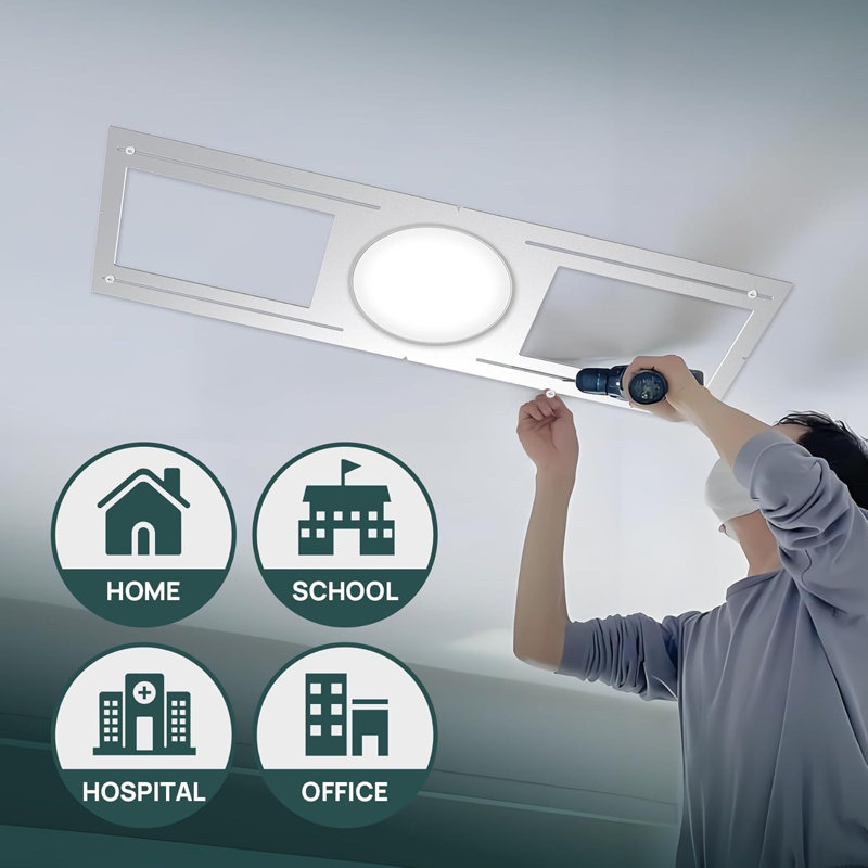 24 Pack New Construction Mounting Plate For 3/4/6 Inch Led Downlight