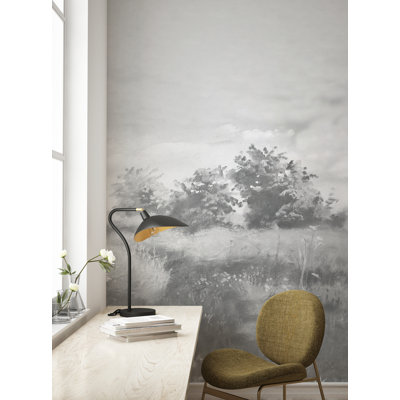 Vintage Art Landscape Peel And Stick Mural Wallpaper